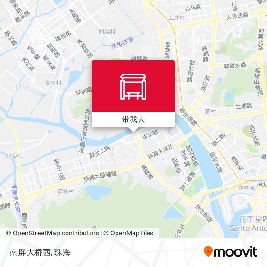 南屏大桥西地图