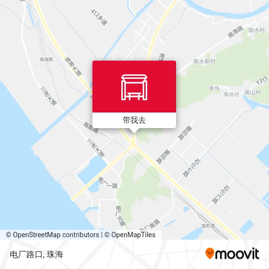 电厂路口地图