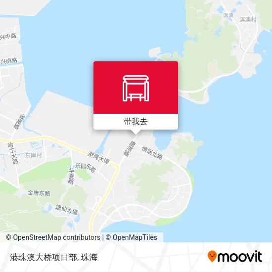 港珠澳大桥项目部地图