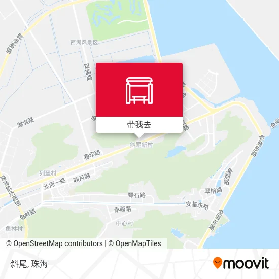 斜尾地图