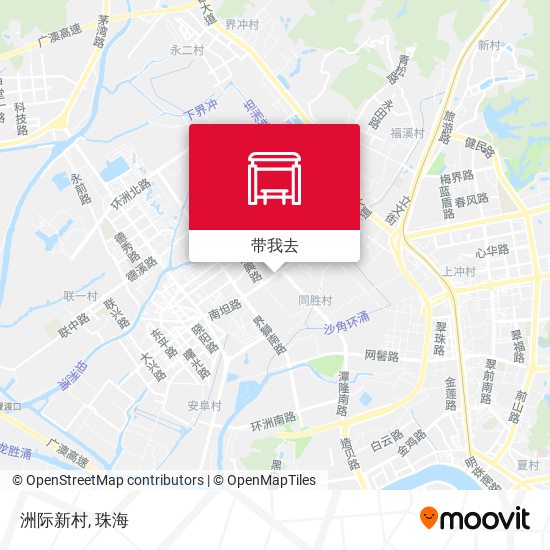 洲际新村地图