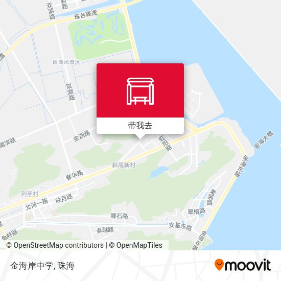 金海岸中学地图