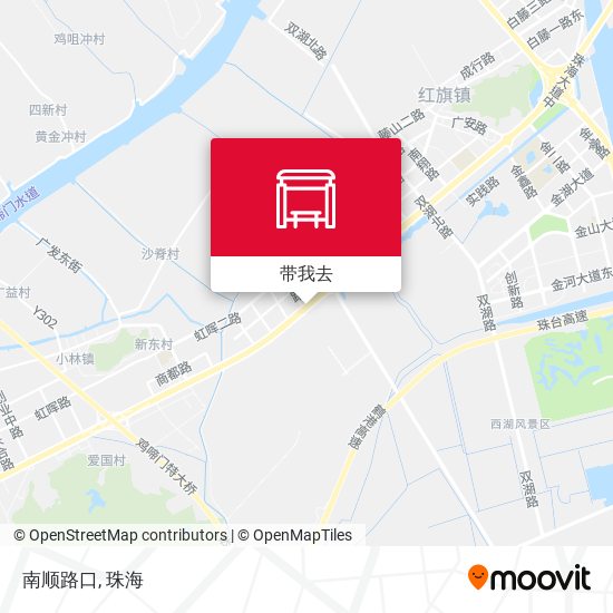 南顺路口地图