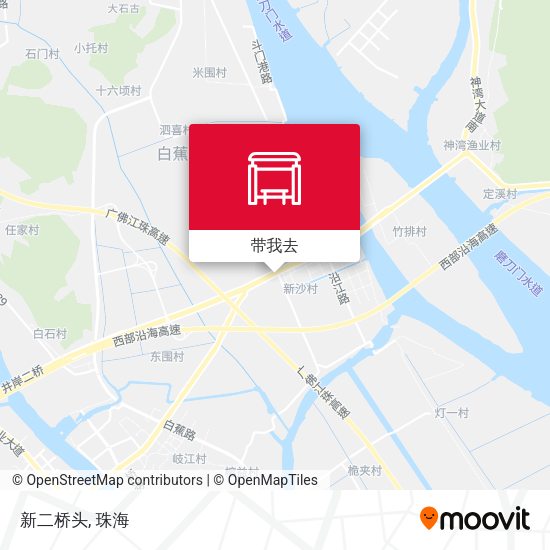 新二桥头地图