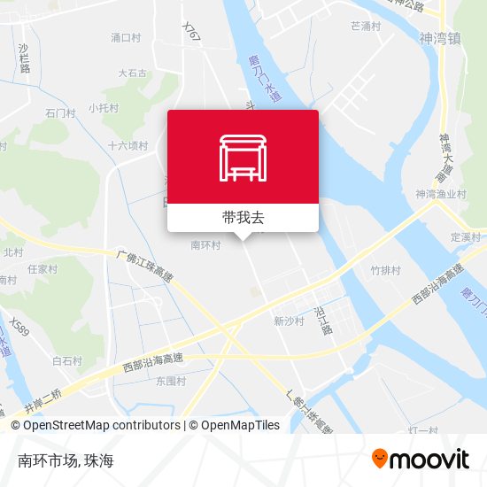 南环市场地图