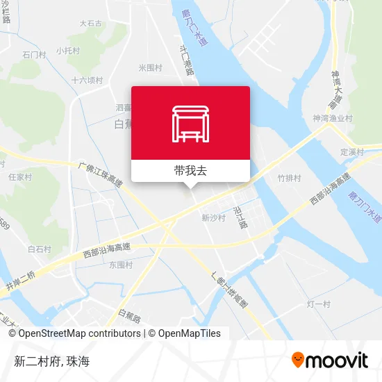 新二村府地图