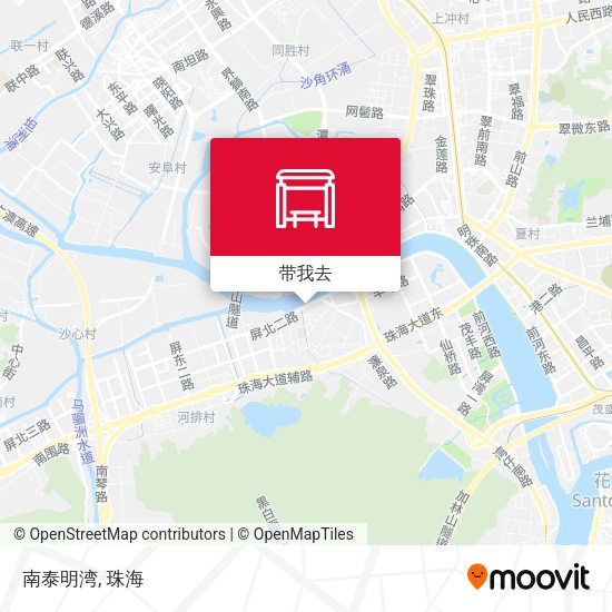 南泰明湾地图