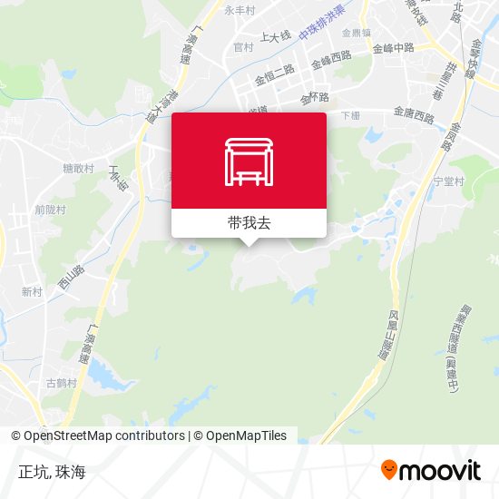 正坑地图