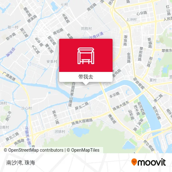南沙湾地图