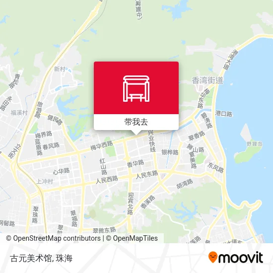 古元美术馆地图