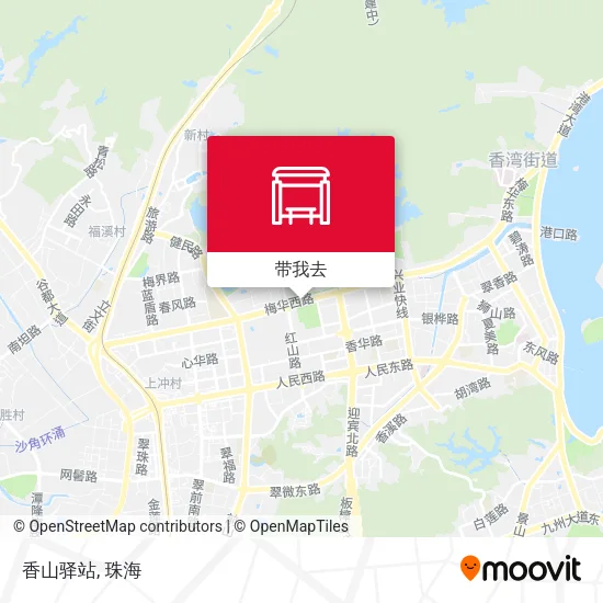 香山驿站地图