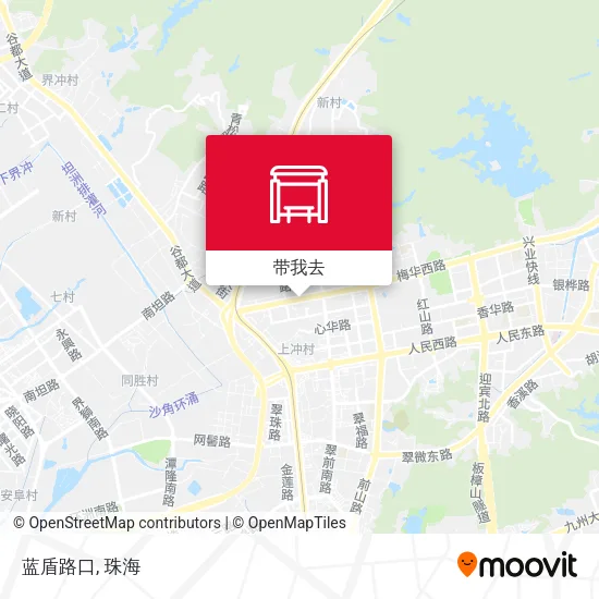 蓝盾路口地图