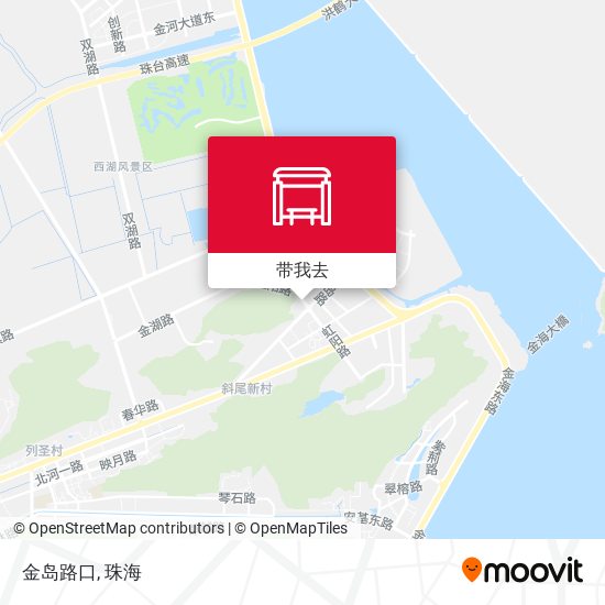 金岛路口地图