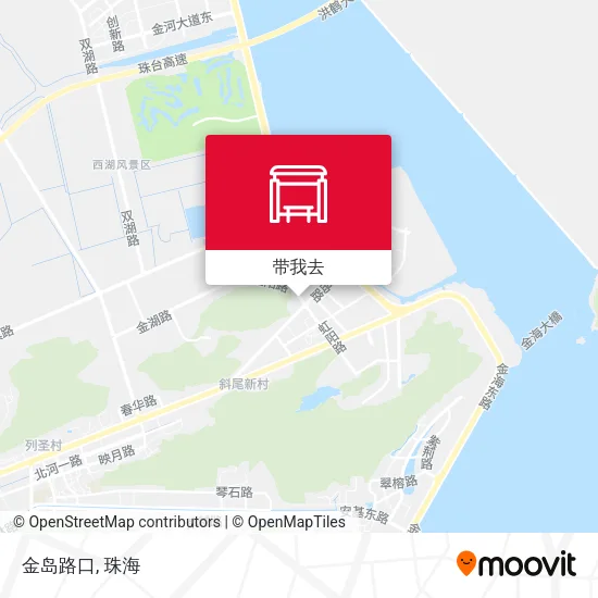 金岛路口地图