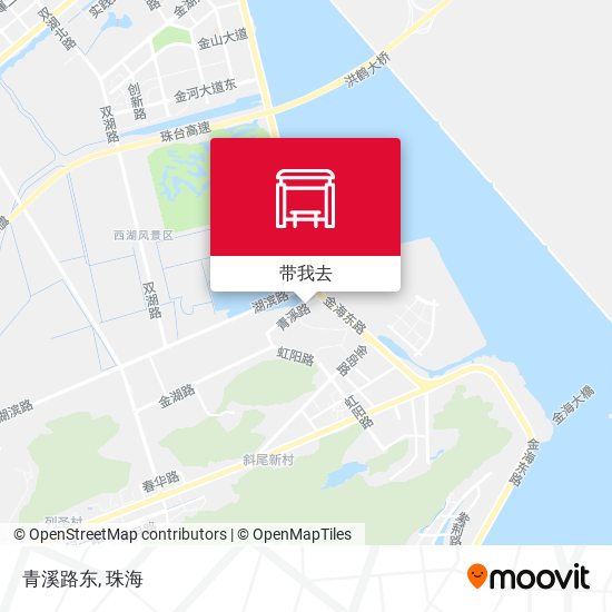 青溪路东地图