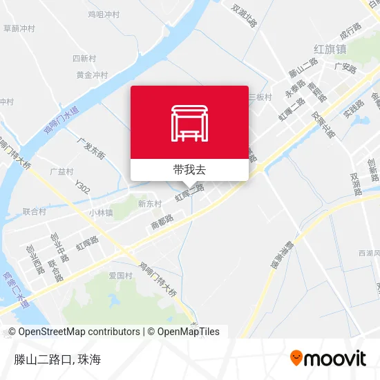 滕山二路口地图