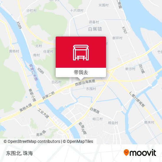 东围北地图