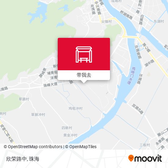 欣荣路中地图