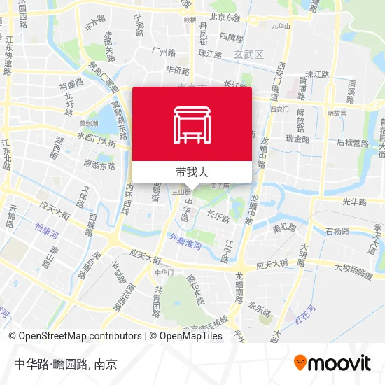 中华路·瞻园路地图