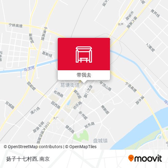 扬子十七村西地图