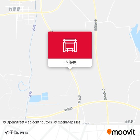 砂子岗地图