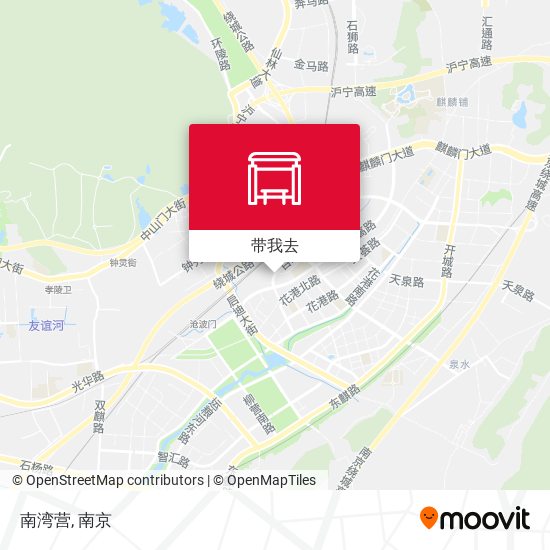 南湾营地图