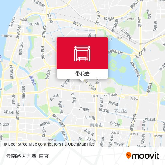 云南路大方巷地图