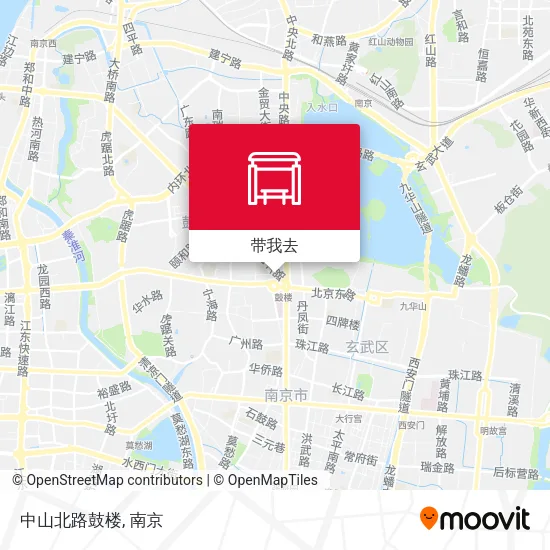 中山北路鼓楼地图