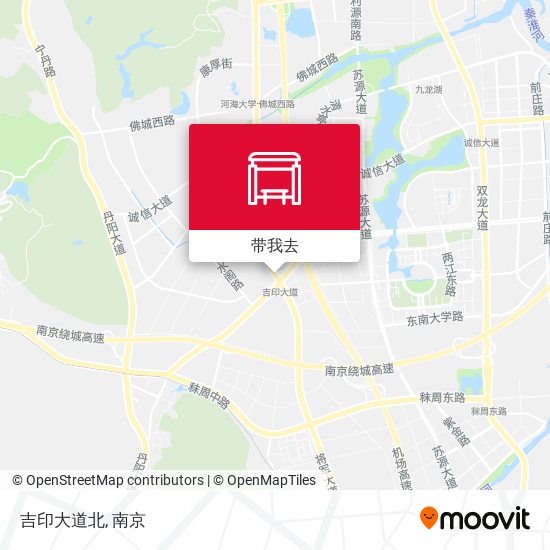 吉印大道北地图