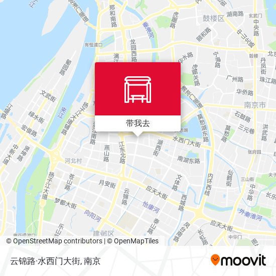 云锦路·水西门大街地图