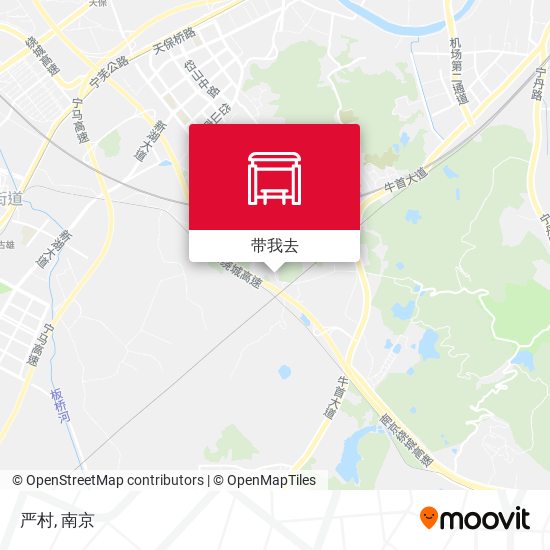 严村地图