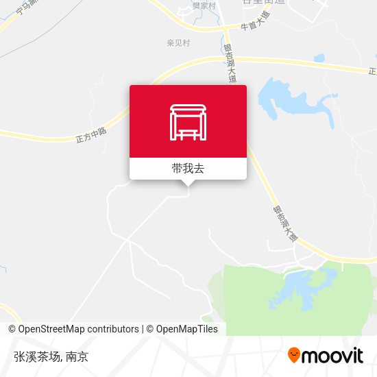 张溪茶场地图