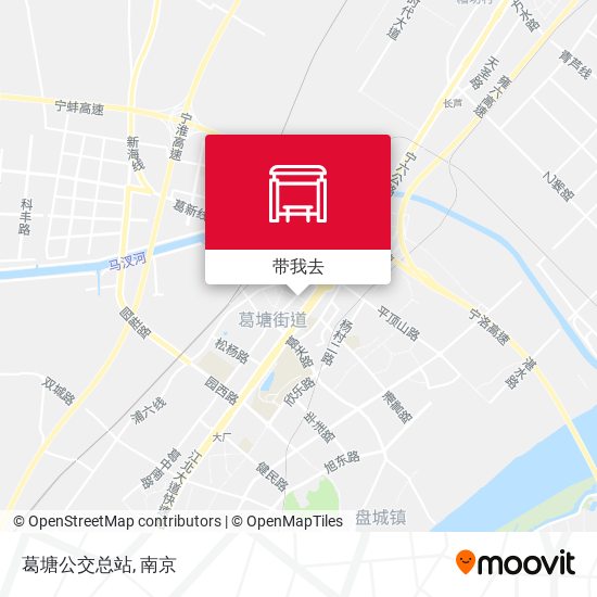 葛塘公交总站地图