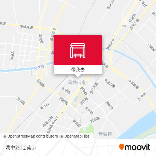 葛中路北地图