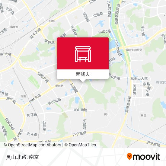 灵山北路地图