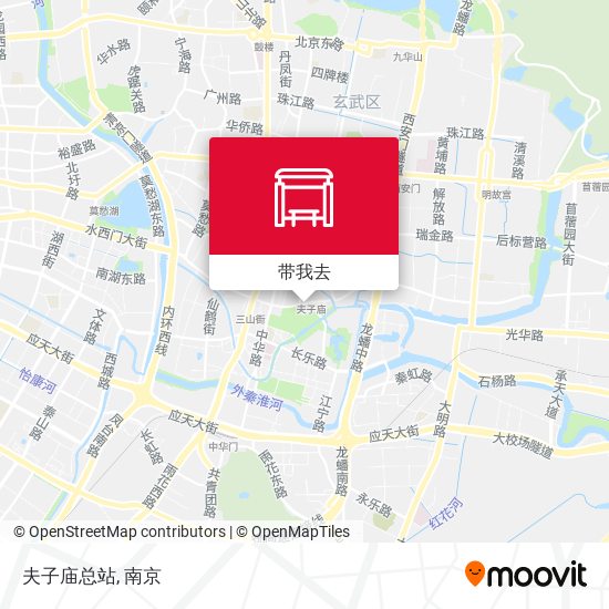 夫子庙总站地图