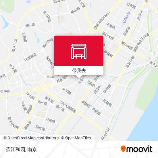 滨江和园地图