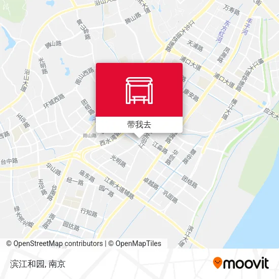滨江和园地图