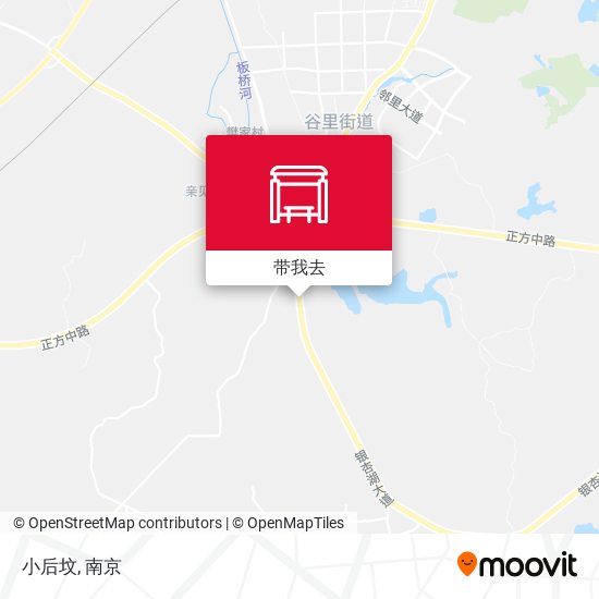 小后坟地图