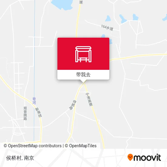 侯桥村地图
