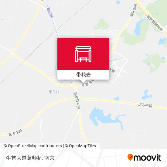 牛首大道葛师桥地图