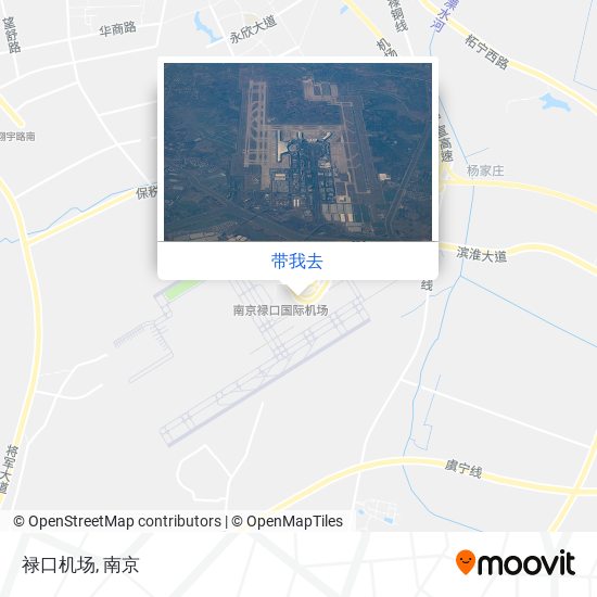 禄口机场地图