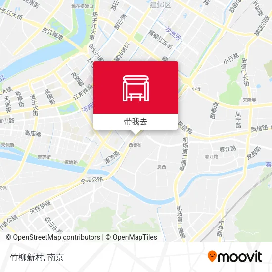 竹柳新村地图