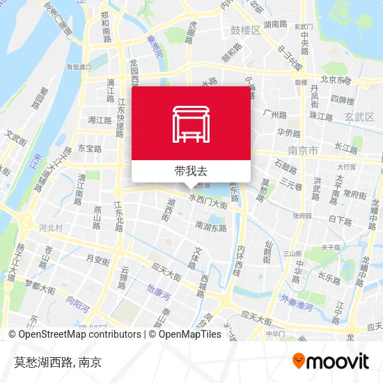 莫愁湖西路地图