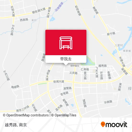 越秀路地图