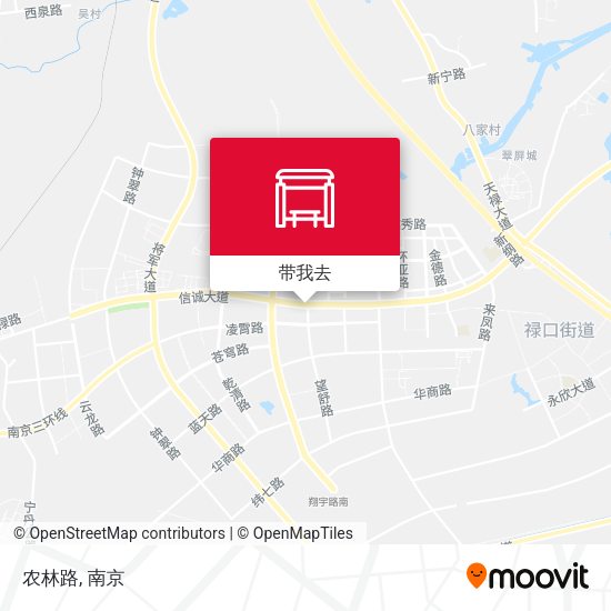 农林路地图
