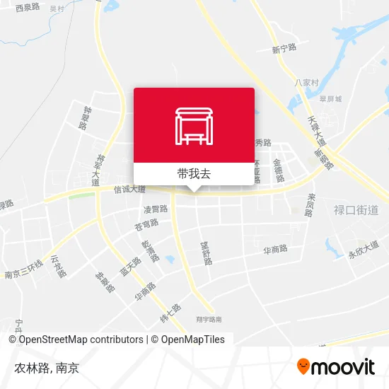 农林路地图