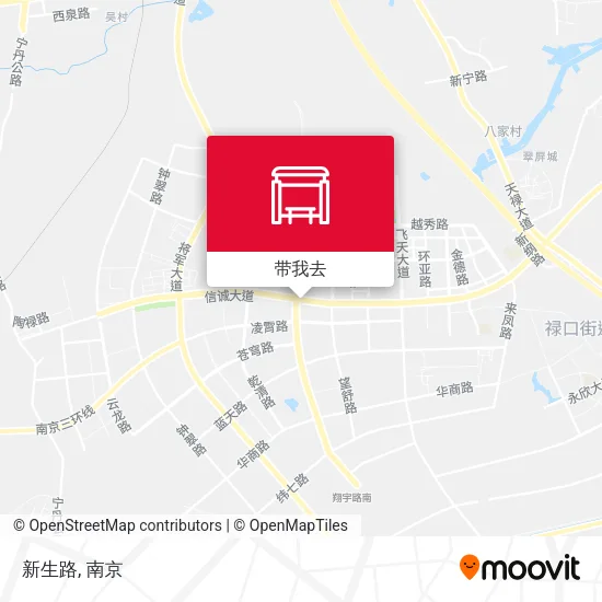 新生路地图