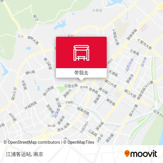江浦客运站地图