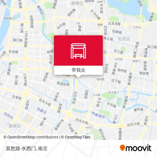 莫愁路·水西门地图